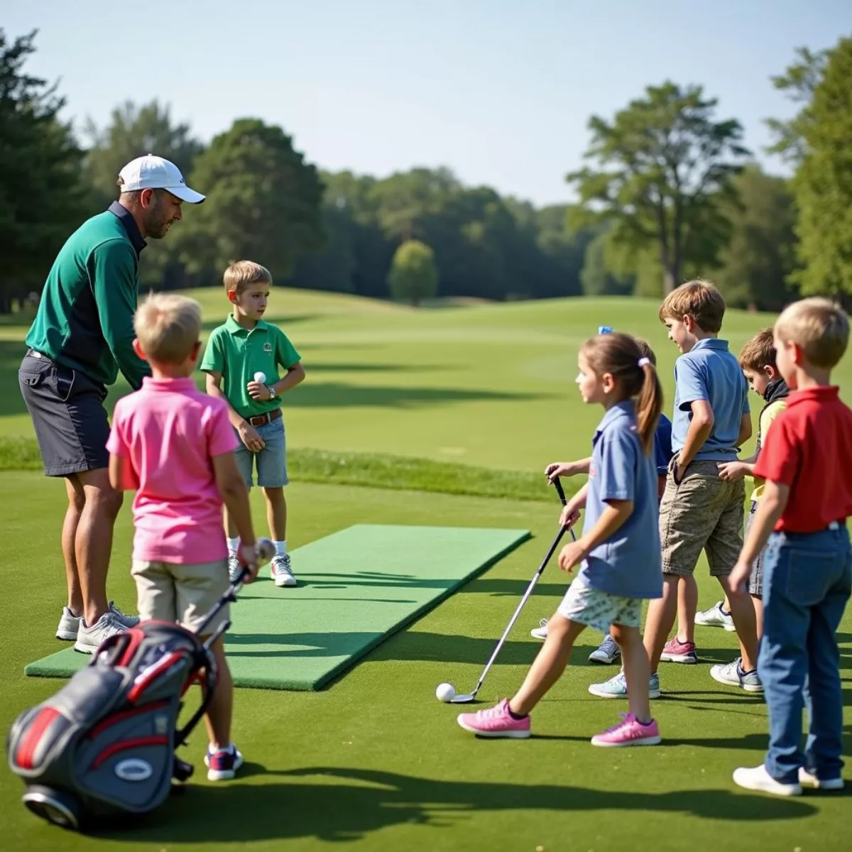 Junior Golf Clinic At Valhalla Golf Course