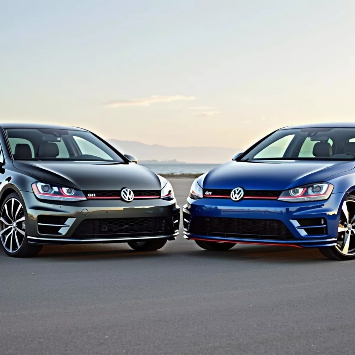 Volkswagen Jetta Gli And Golf Gti Side By Side