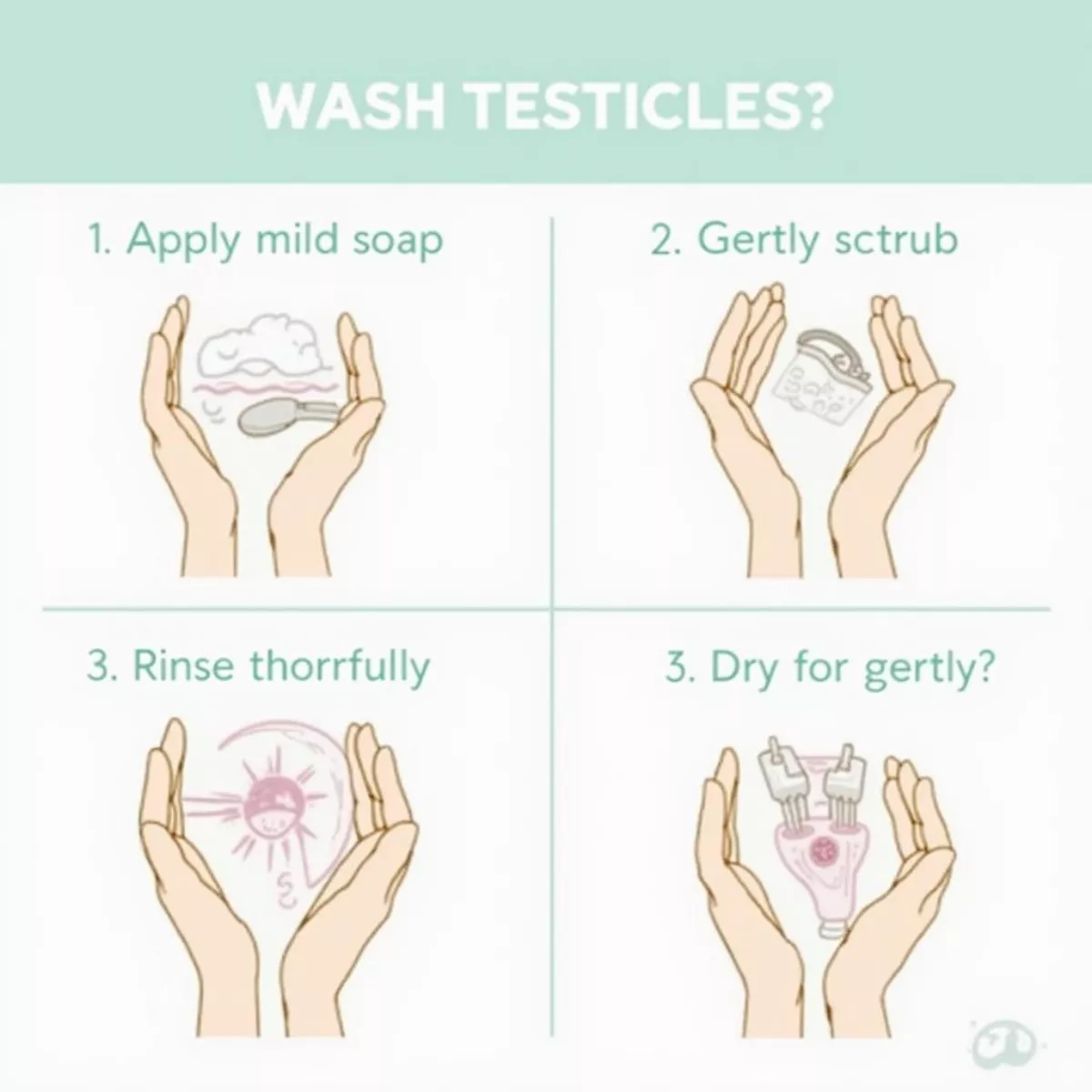 Properly Washing Testicles