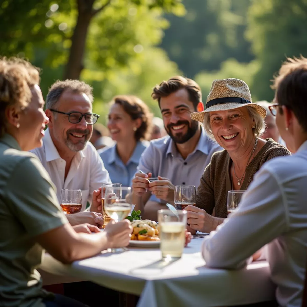 Webb Hill Country Club Members At Social Event