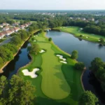 Westbrook Village Golf Course Lakes Overview