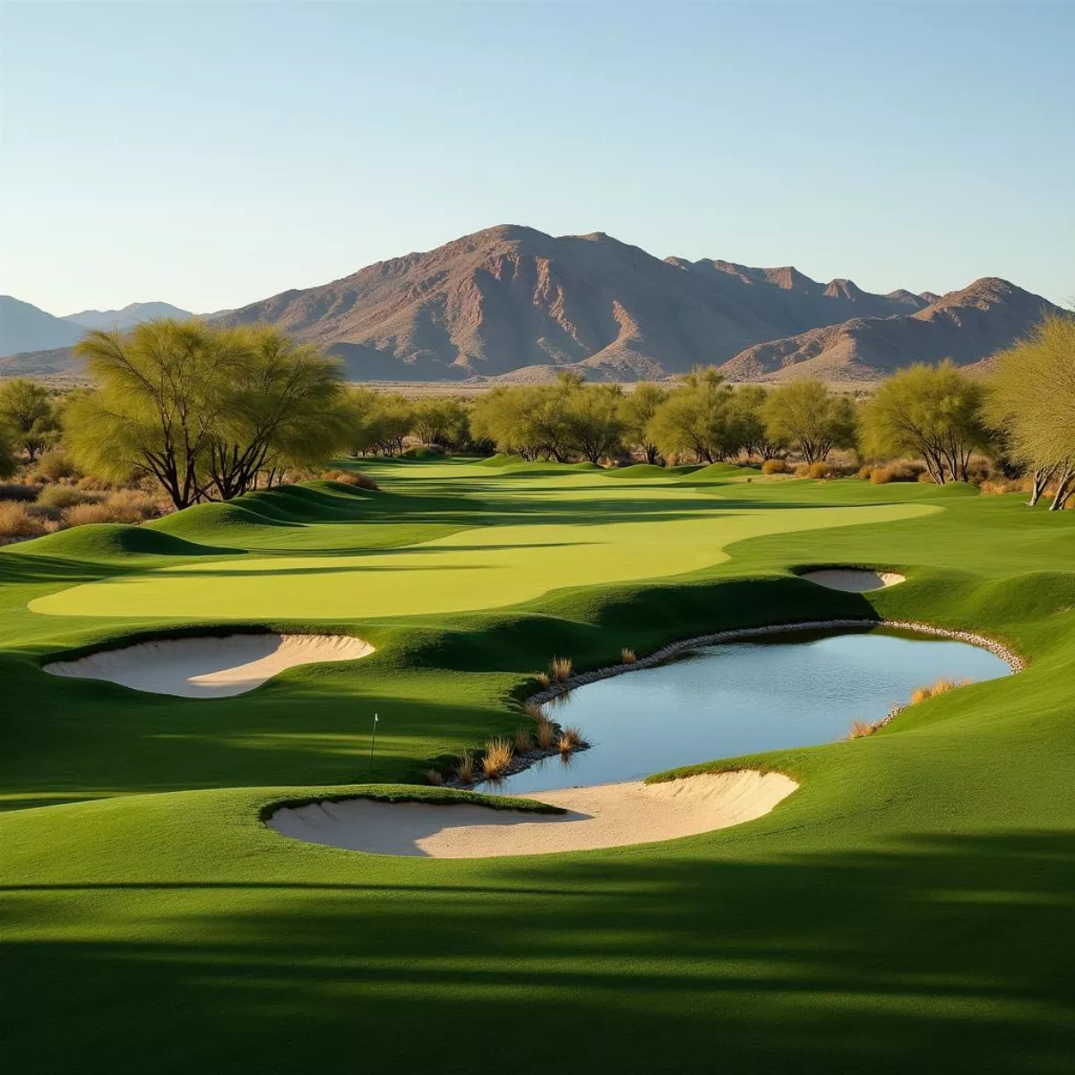 Challenging Hole At Wickenburg Ranch Golf Course