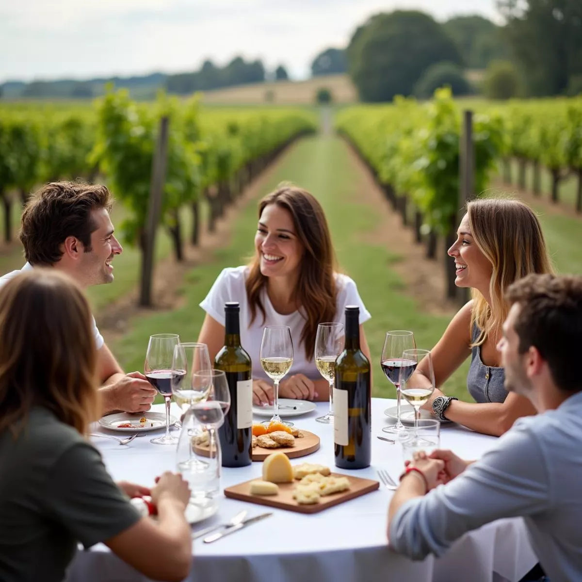 Wine Tasting At A Vineyard Near Pinehurst