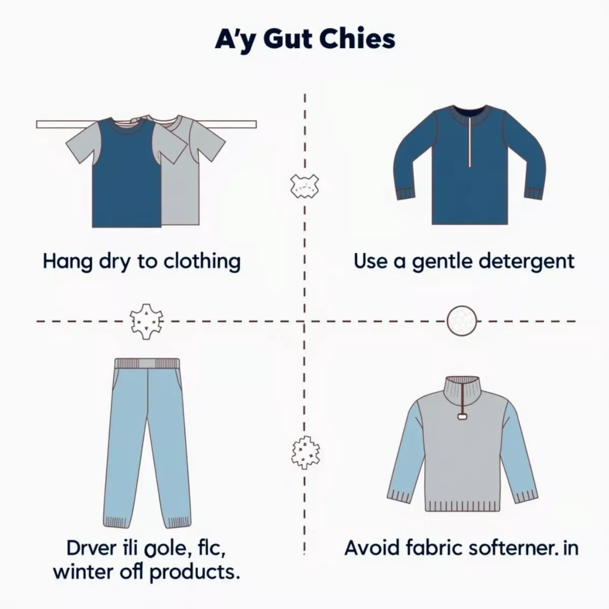 Winter Golf Apparel Care