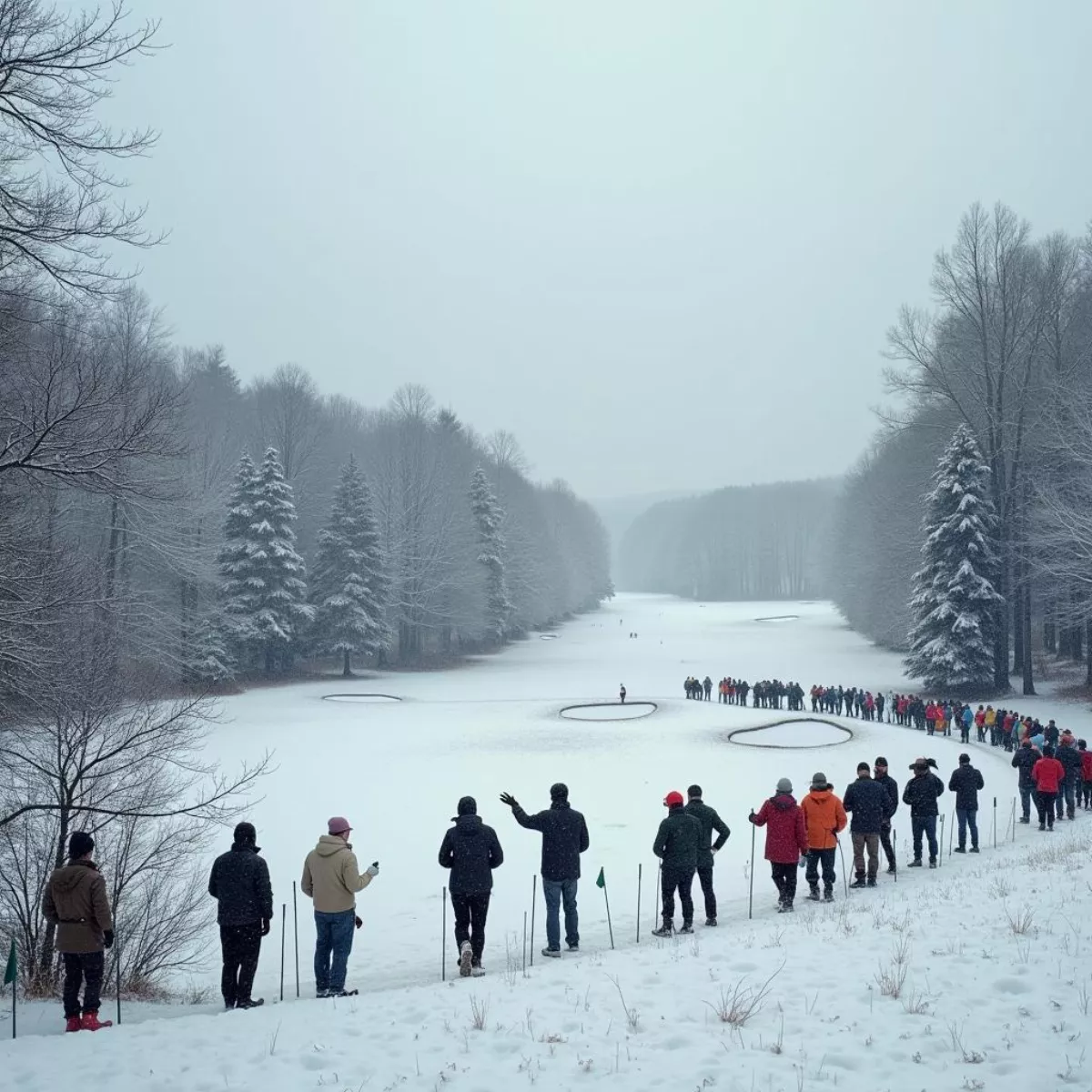 Winter Golf Course