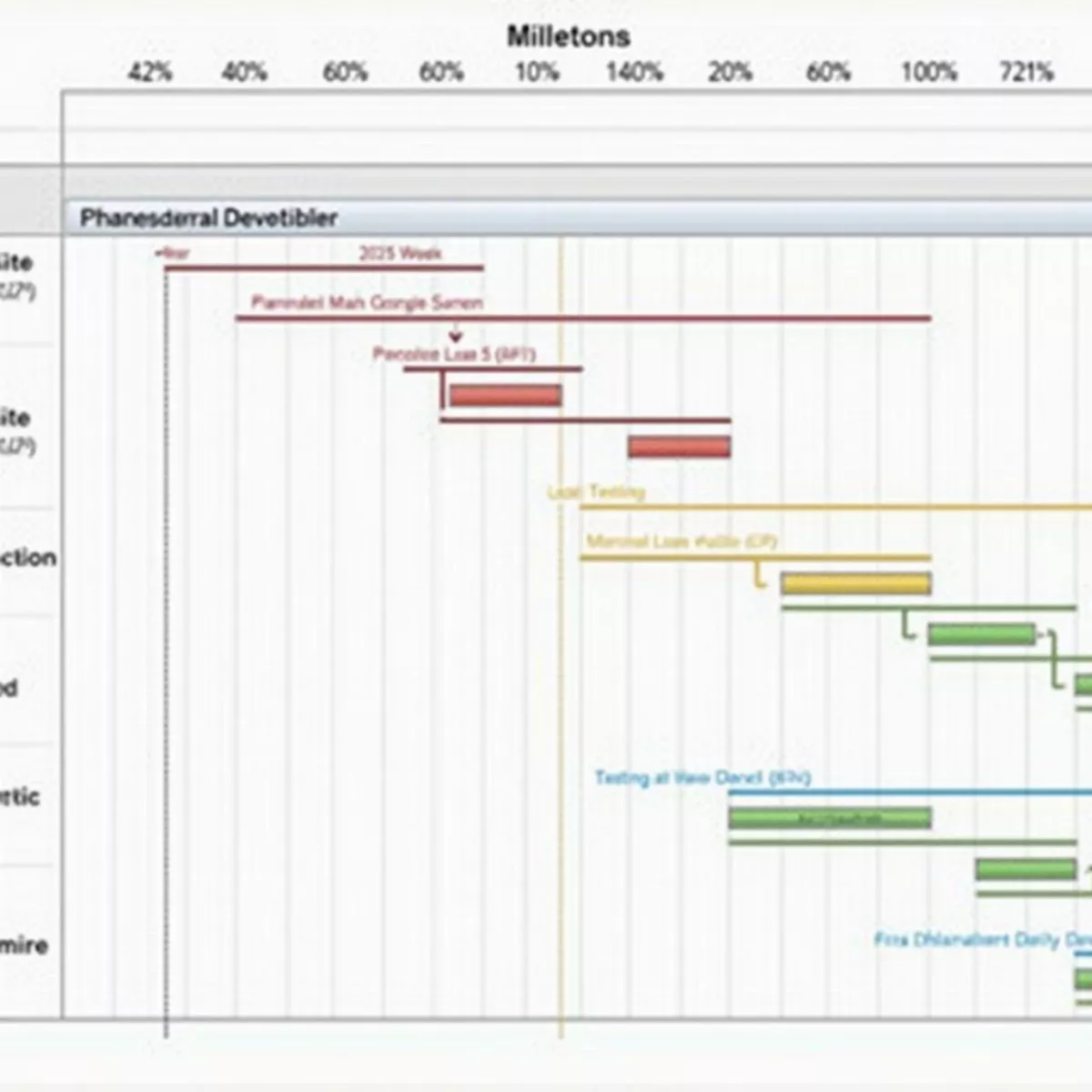 Work Project Timeline Gantt Chart