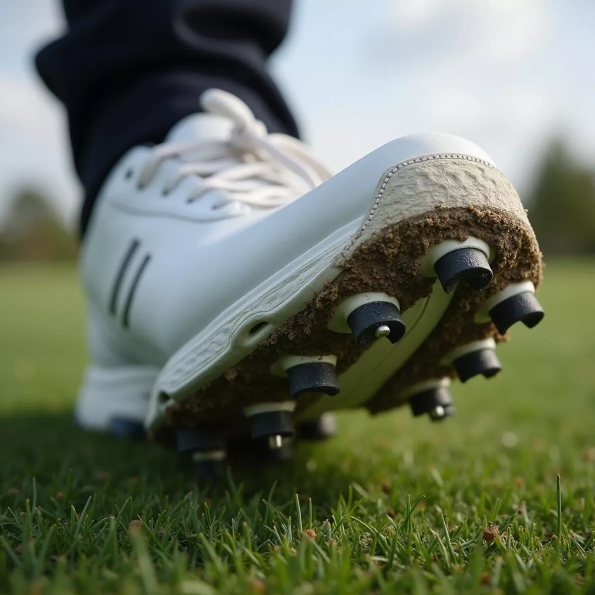 Worn-Out Golf Spikes